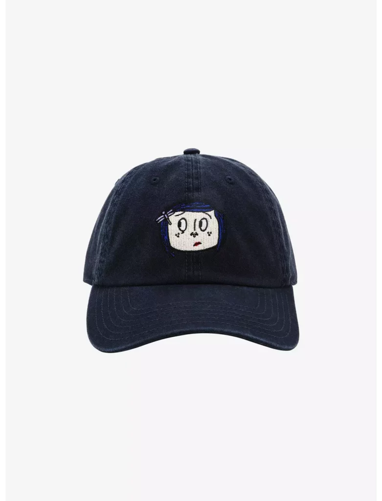 Coraline Embroidered Face Cap-Coraline Caps